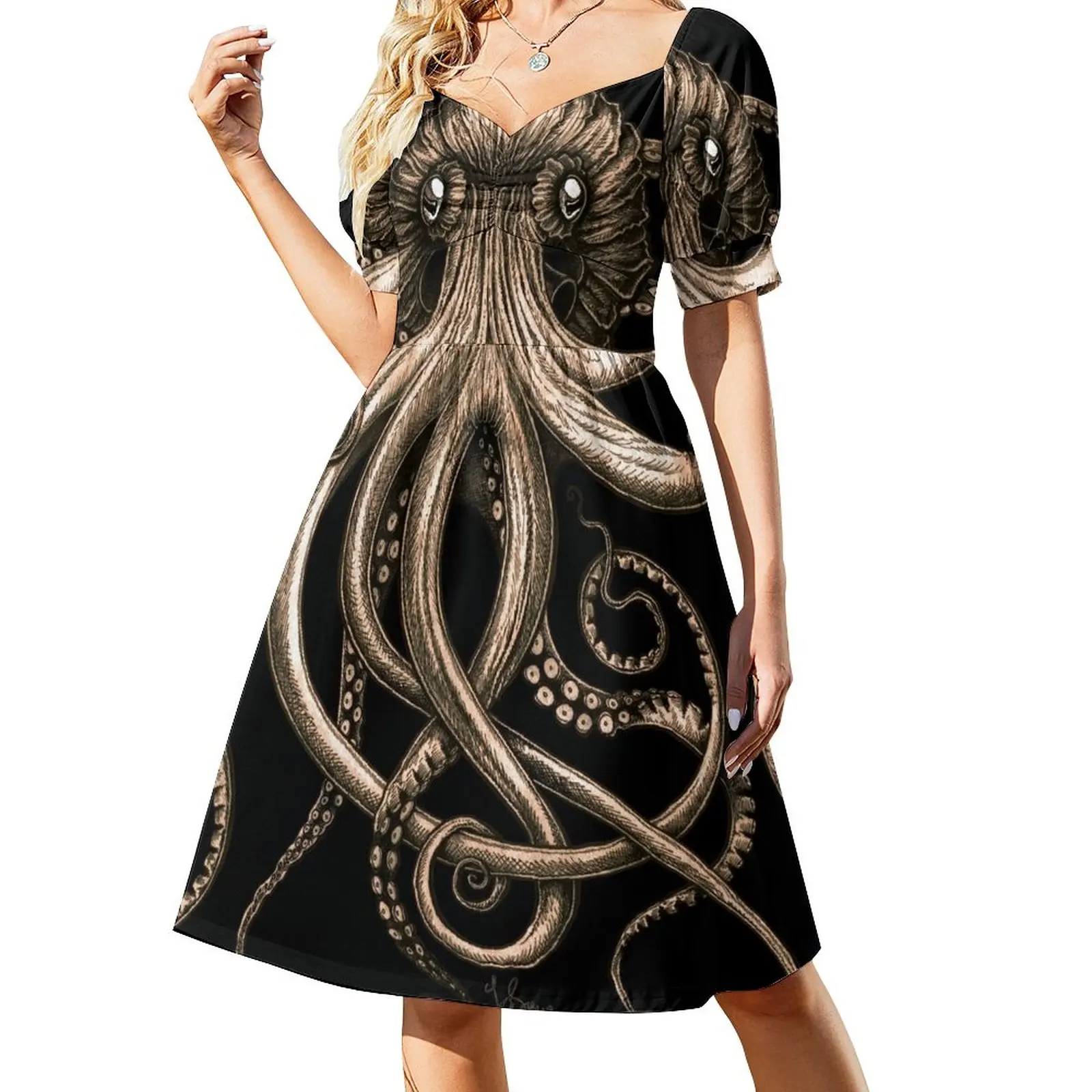 

Bronze Kraken Dress chic and elegant evening dress beach dresses