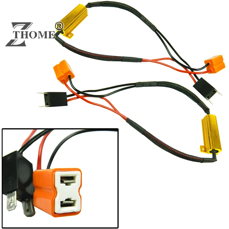 Ricailong Car Fog Lamp Decoder H8 Resistance Line 9006 H11 H7 Decoding Resistor