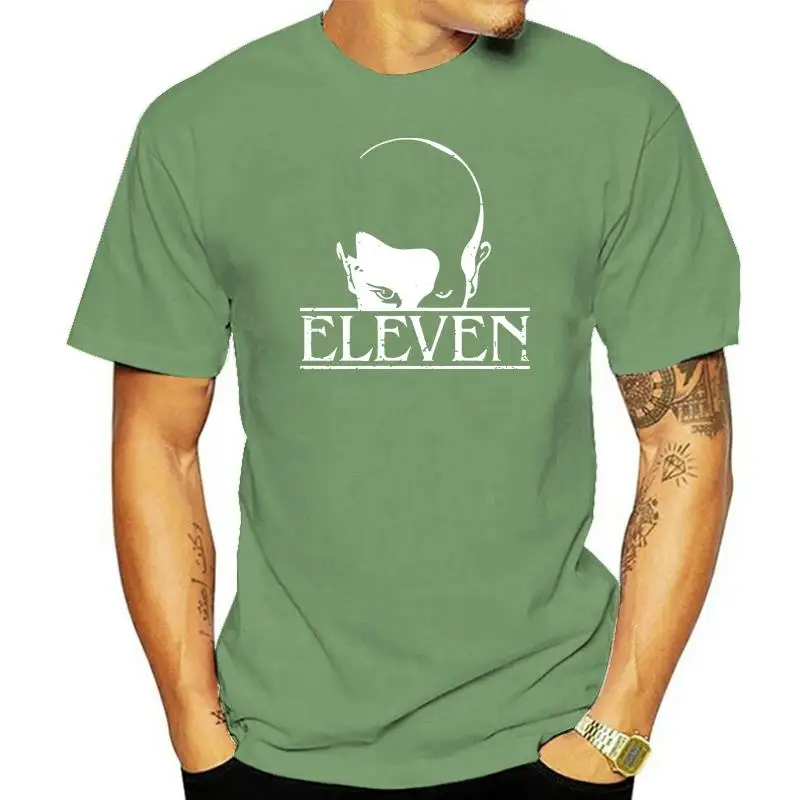 Stranger Style Pop Culture Things Eleven Cosplay Mens Black Size S-6XL T-Shirt