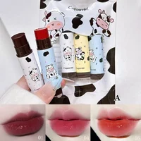 Baby Cow Lip Balm Set Moisture Tinted Lipstick Long-Lasting Moisturizing Nutritious Lip Pomade Red Tint Lipgloss Fruity Lip Care 1