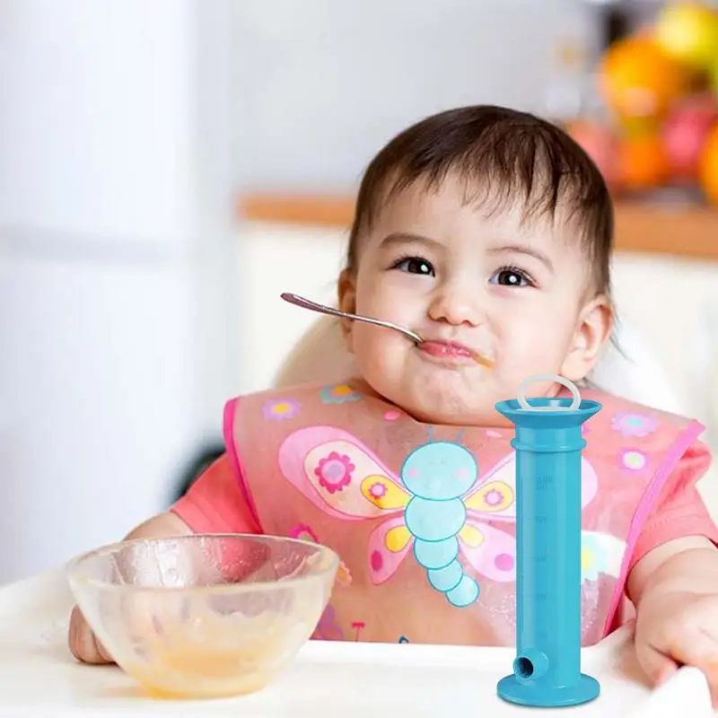Baby Food Pouch Maker Reusable Pure Color Pouches Toddler Fruit Squeeze Puree Filler For Kids