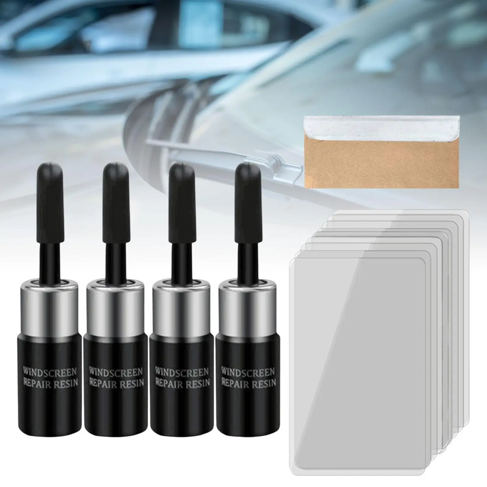 Car Windshield Crack Repair Kit Vehicle Windscreen Tool Window Glass Liquid Repair Set Automotive Nano Fluid Glass Filler