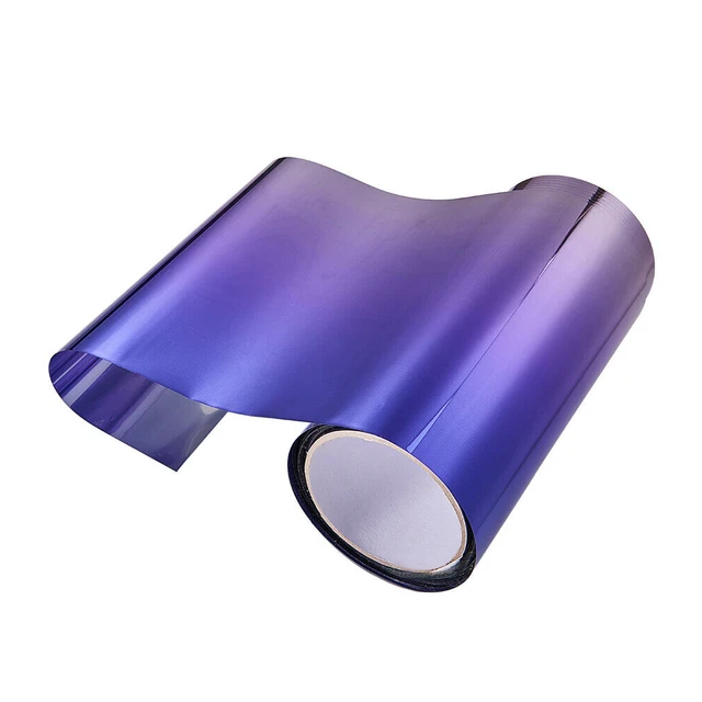 135x20cm Car Window Sun Shade Gradient Colorful Front Windshield Sunshade Protector Heat Insulation Color Changing Film 1