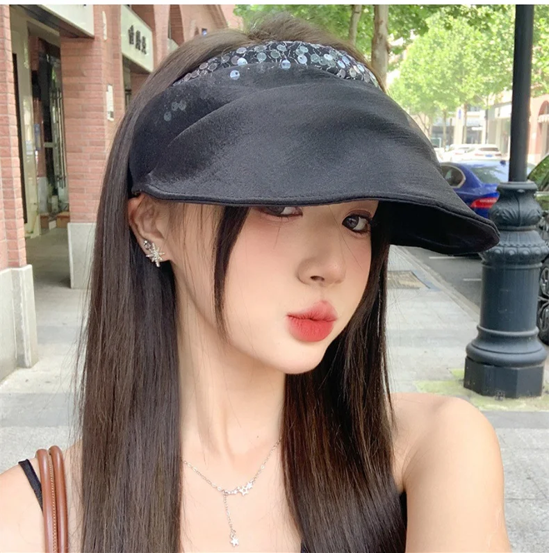 Fisherman Hat Women Summer Outdoor UV large brim sunscreen hat Korean solid color show face small sun hat beach