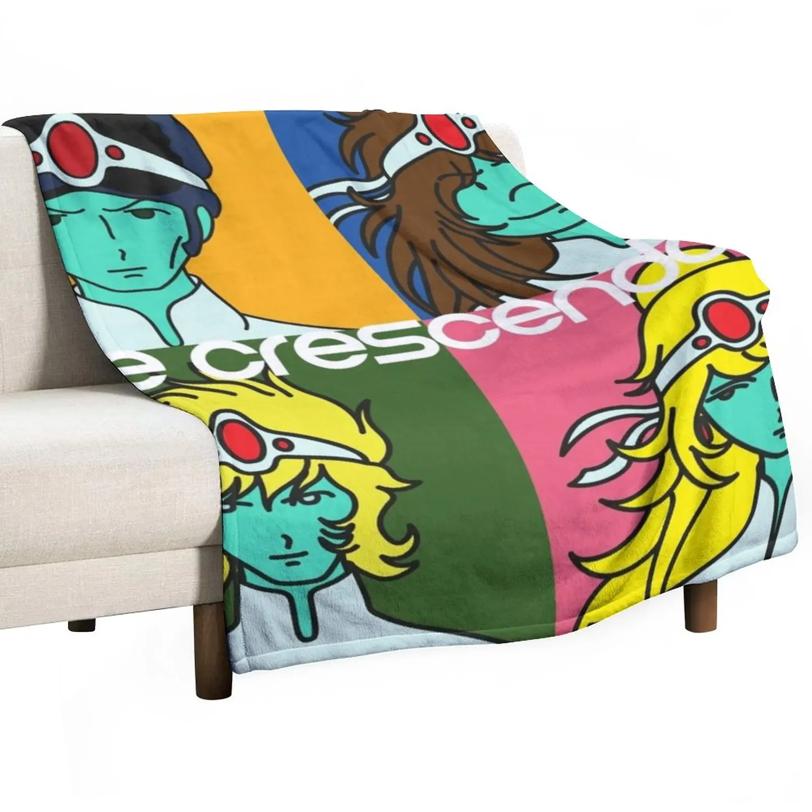 

The Crescendolls [Alien version] Throw Blanket Retro Blankets For Sofa Thin