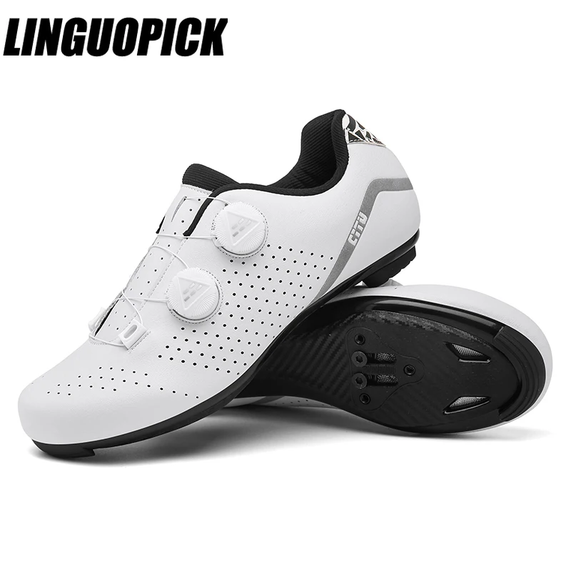 Cycling Shoes Mtb Cleats Men Carbon Speed Bike Shoes Women Mountain Racing Flat SPD Road Cycling Footwear Outdoor cycling bike pedal cleats