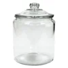 Glass Food Storage Jar Heritage Hill 2-Gal with Lid Organize Pantry Kitchen Essentials Candy Canning Crackers Storage Jar 1