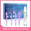 Handheld High Frequency Facial Skin Machine with 4 Pcs Orange Glass Tubes For Hair Face Electrotherapy Wand Argon Treatment 1