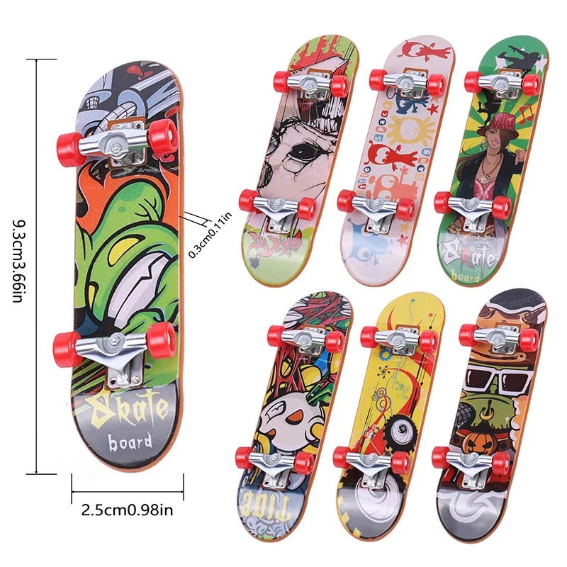 5-20Pcs Finger Skateboard Toy Mini Skate Board Fingertip Game Toys Kids Birthday Party Favors Goodie Bag Pinata Filler Gifts Kit