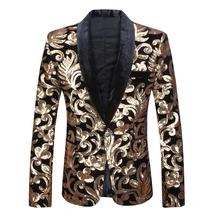 

Blazer Men Suit Set Mens Wedding Suits Singer Star Style Dance Stage Cloth Formal Dress