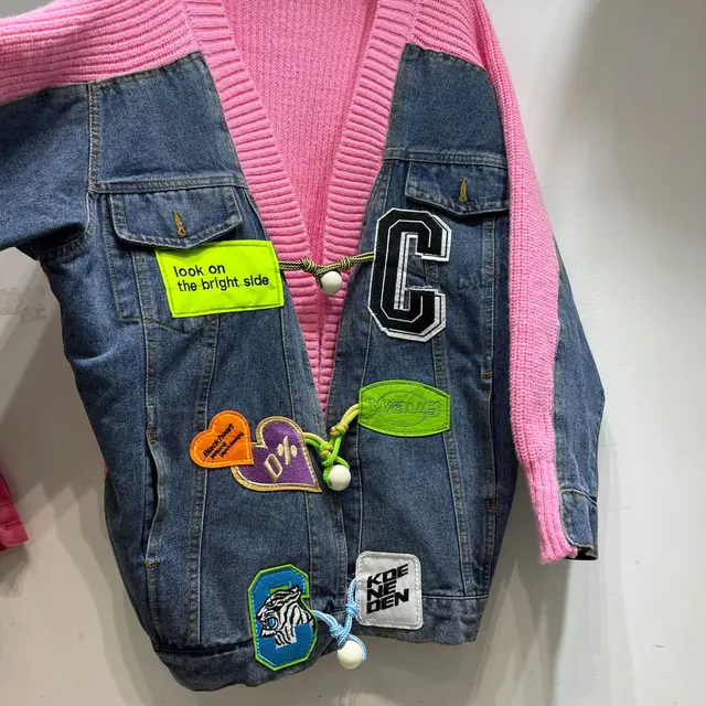 Knitted Denim Jumper Jacket 1