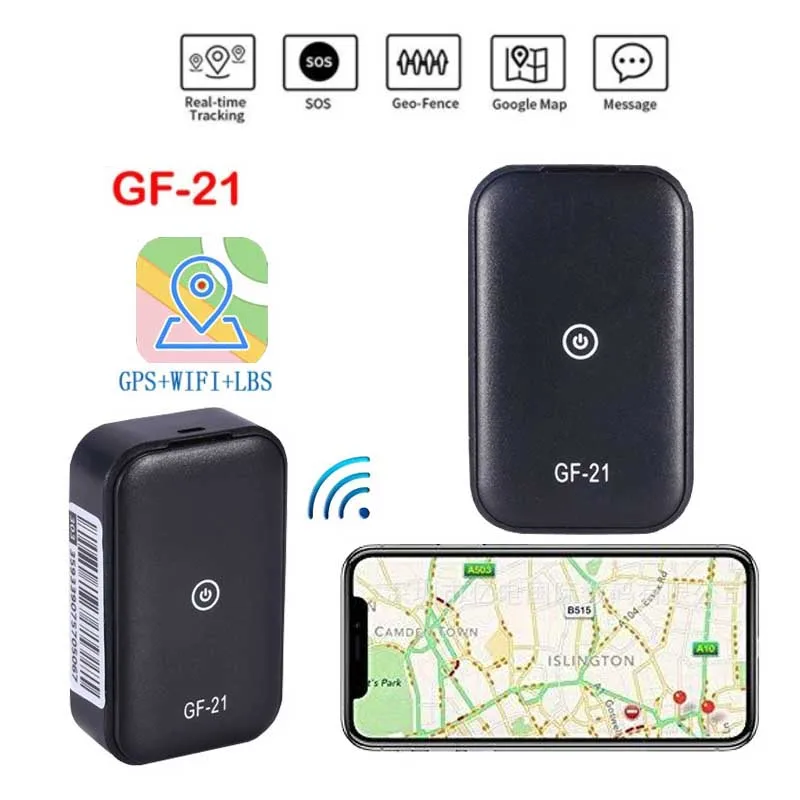 GF21 Mini GPS Real Time Car Anti-Lost Device Voice Control Recording Locator Microphone