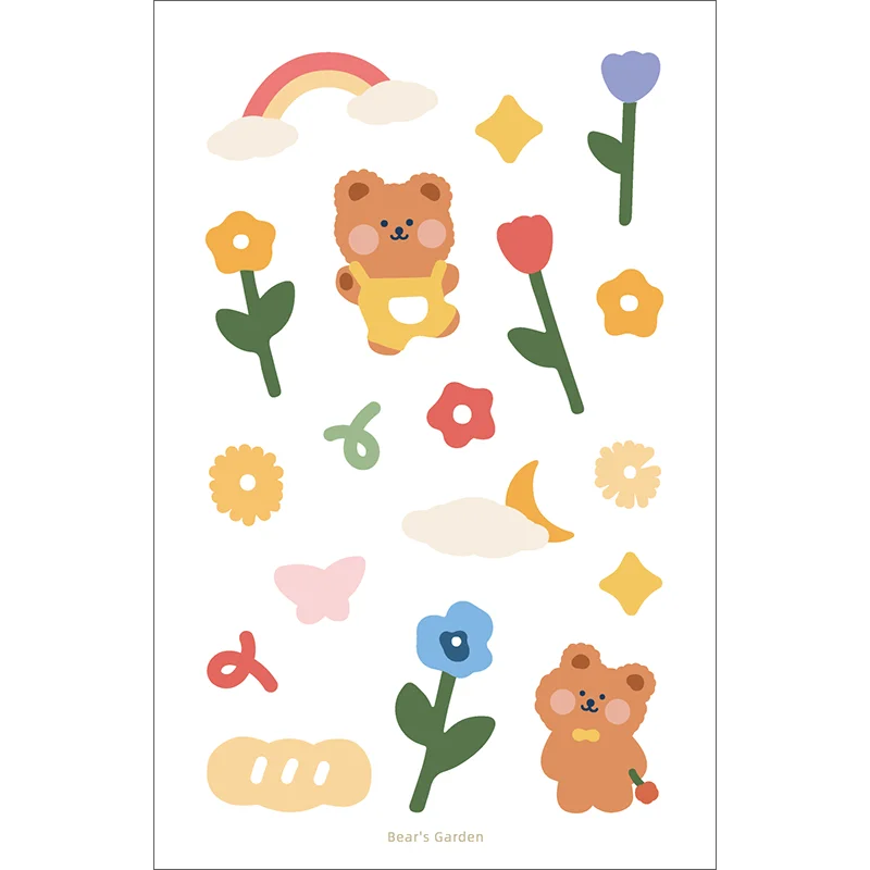 mohamm 3pcs energy party cute cartoon stickers decoration scrapbooking paper creative stationary school supplies assorted stickers aliexpress