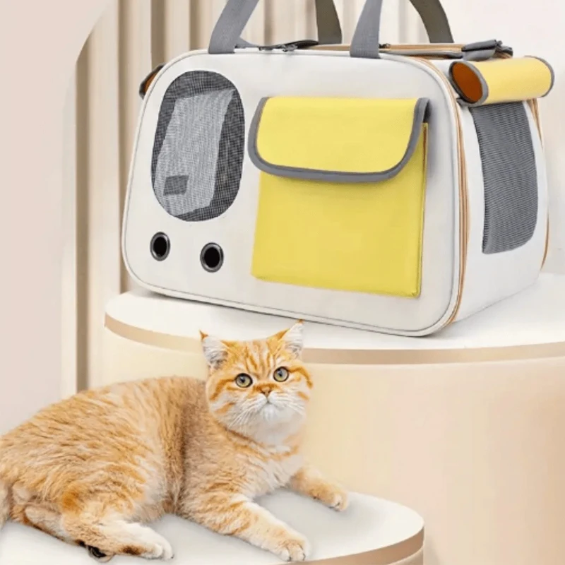 1Pcs Portable Pet Carrier Cat Bag For Cats And Dogs Ideal For Travel And Outdoor Activities Suitable For Cats And Small Dogs 1Pcs Portable Pet Carrier Cat Bag For Cats And Dogs Ideal For Travel And Outdoor Activities Suitable For Cats And Small Dogs
