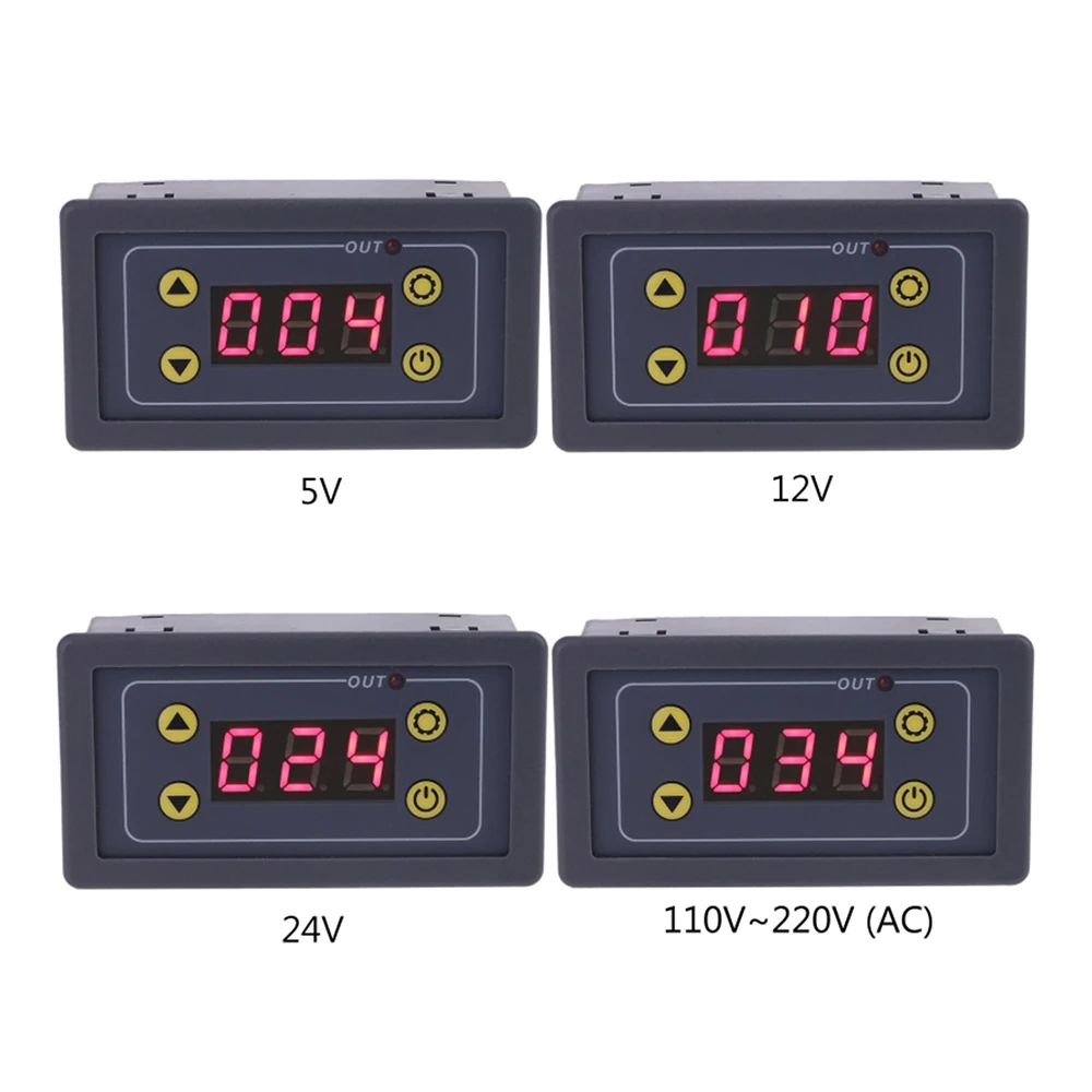 DC 5V 12V 24V AC 110V 220V модуль реле времени задержки таймер цикла управления