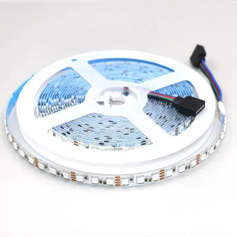 DC12V 24V 3535 RGB LED Strip Light 120 Leds/m 5M 8mm PCB Super Bright RGB Flexible Tape Colorful Linear Room Shop Decorattion