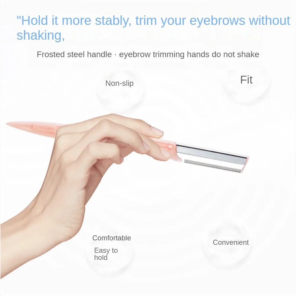 Eye Brow Epilation Beauty Tool Face Razor Makeup Tool Eyebrow Trimmer Anti-scratch Portable Eyebrow Shaver Blade Cosmetics