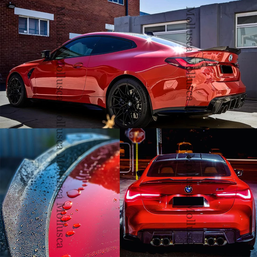 トランク用カーボンファイバーリアスポイラー,BMW 4シリーズ,g22