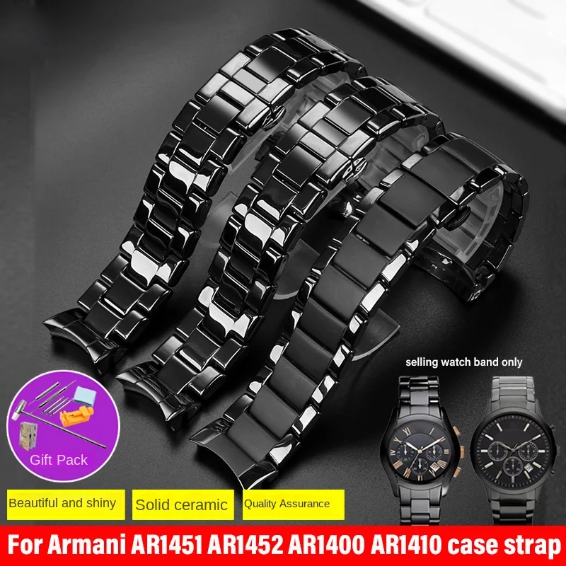 Good Price Ceramic 22 mm Replacement Watch Band AR1458_K0015803 main image 0