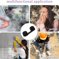 50PCS Nose Protection Foam Filter - Disposable Dust, Pollen,Smoke and Construction Site Protection - Male and Female Nasal Plugs 5