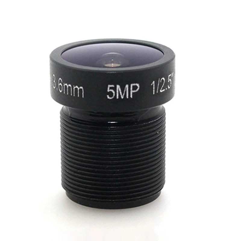 

Single Board Camera Lens 3.6mm 5MP HD Network Lens Camera Lens CCTV LENS Camera Accessories