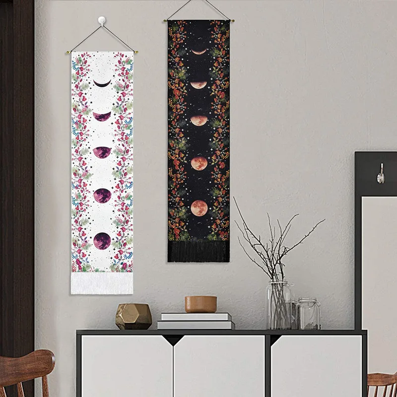 

Nordic Style Boho Home Decor Tapestry Wall Hanging Scroll Paintings Living Room Bedroom Decor Aesthetic Wall Art Psychedelic