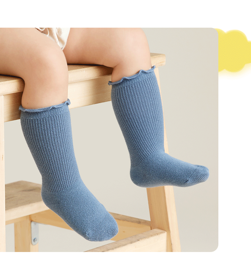 2Pair Kids Toddler Ruffle Knee High Socks Baby Girls Long Cotton Socks Autumn Spring Solid Newborn Baby Boy Socks Infant Socks 15 S61d8f999d8af4d1d95686e91610178762