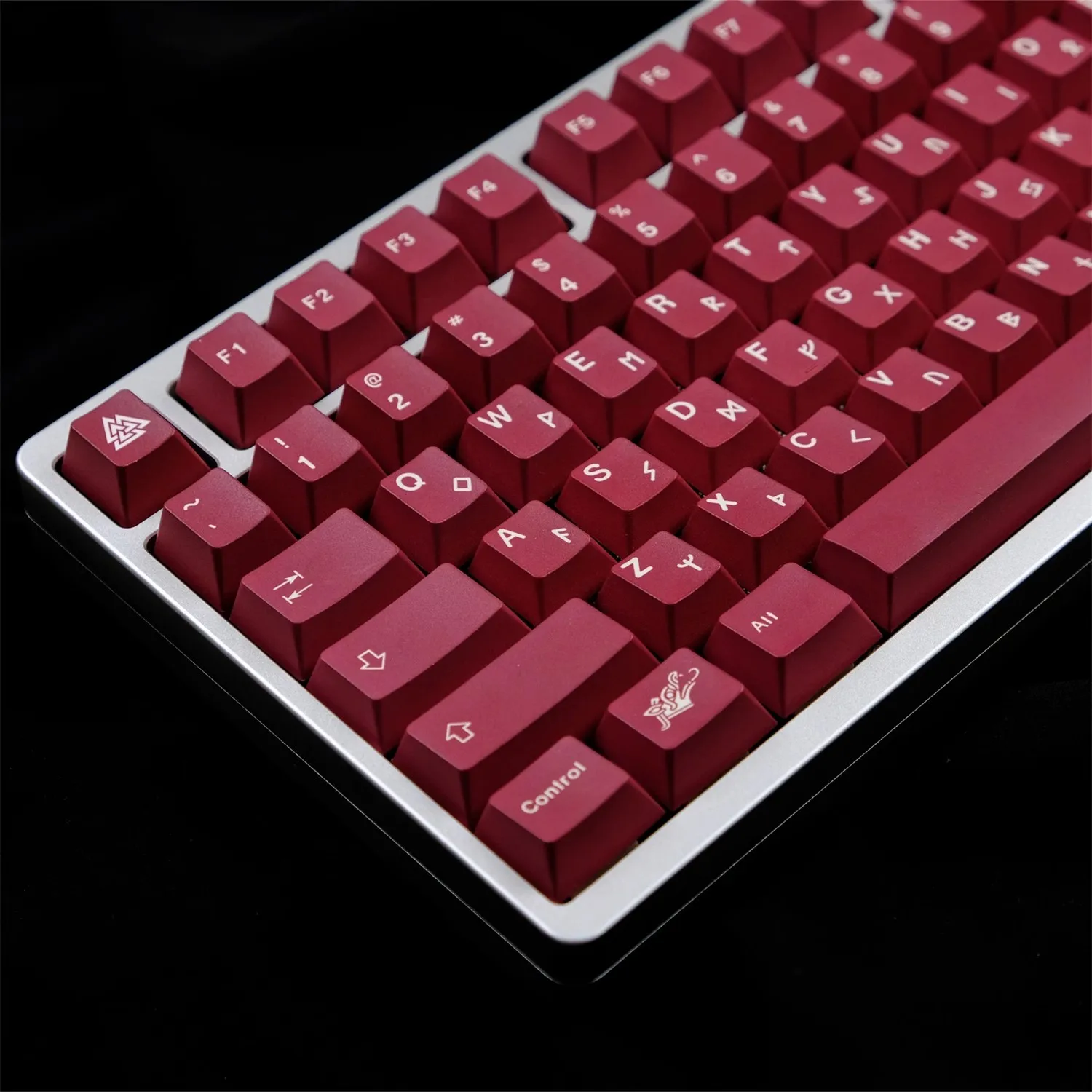 Gmk Blot Red Keycaps Grupo Pbt Sublimação Dye Lightproof Perfil Cherry Keycap para Teclado Switch mx 129 Teclas - Imagem 3