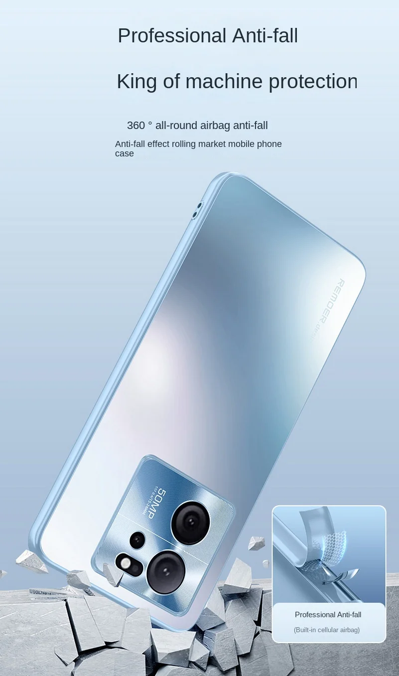 Sleek Matte Acrylic & Metal Camera Guard Shockproof Phone Case