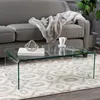 Clear Patel 12mm tempered glass coffee table perfect for modern furniture decor 1