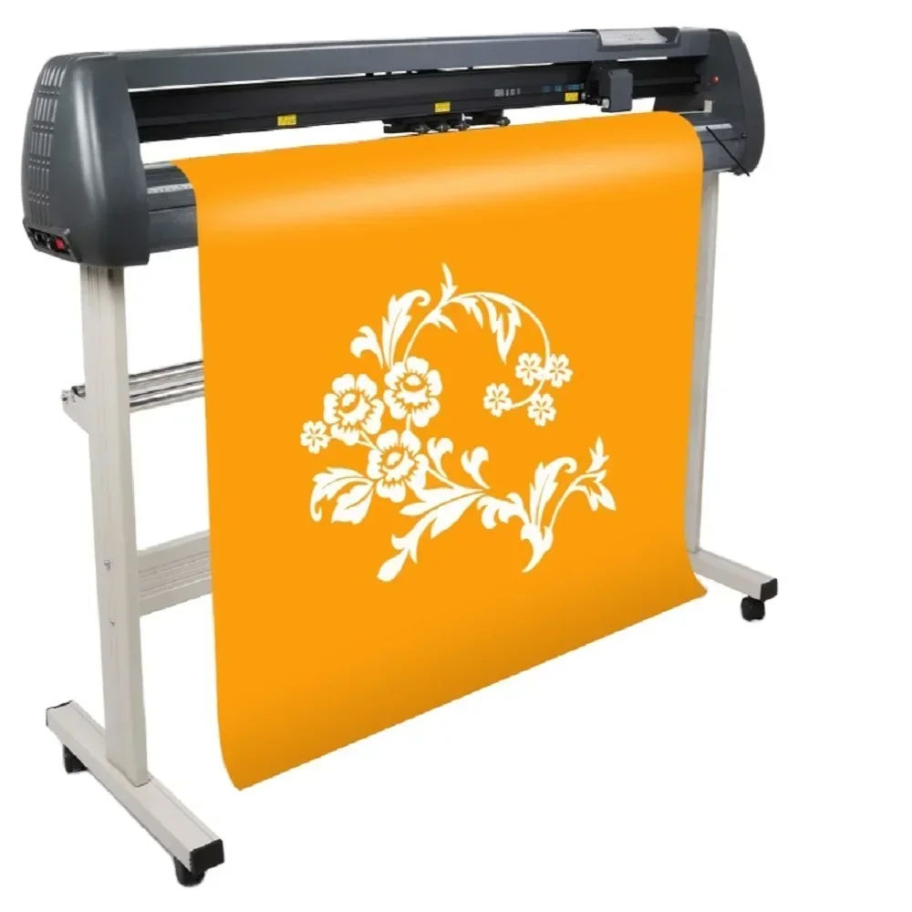 Vinyl Cutter Machine 53 Inch(1350mm ) Vinyl Cutter Plotter Machine Windows ArtcutSoftware Cutting Plotter Wth Pen Holder for DIY Advertising Printing