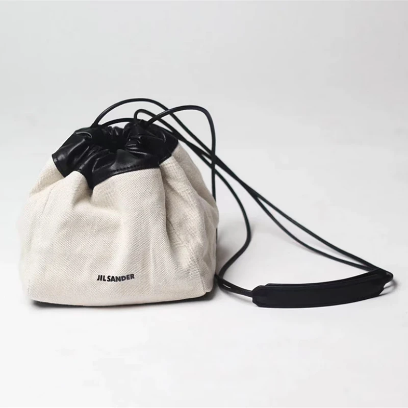 parachute uitrusting Eik Jil Sander Canvas Bag Bucket Bag Designer Bags Fashion Luxury Genuine  Leather Shoulder Bags High-capacity Women's Handbag - Shoulder Bags -  AliExpress
