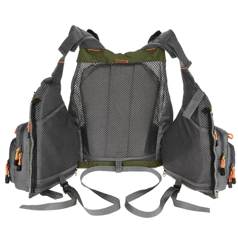 

Fishing Life Vest Swimming Boating Surfing Sailing Multi Pockets Life Jacket Safety Waistcoat Survival Fast Drying Safety Jacket