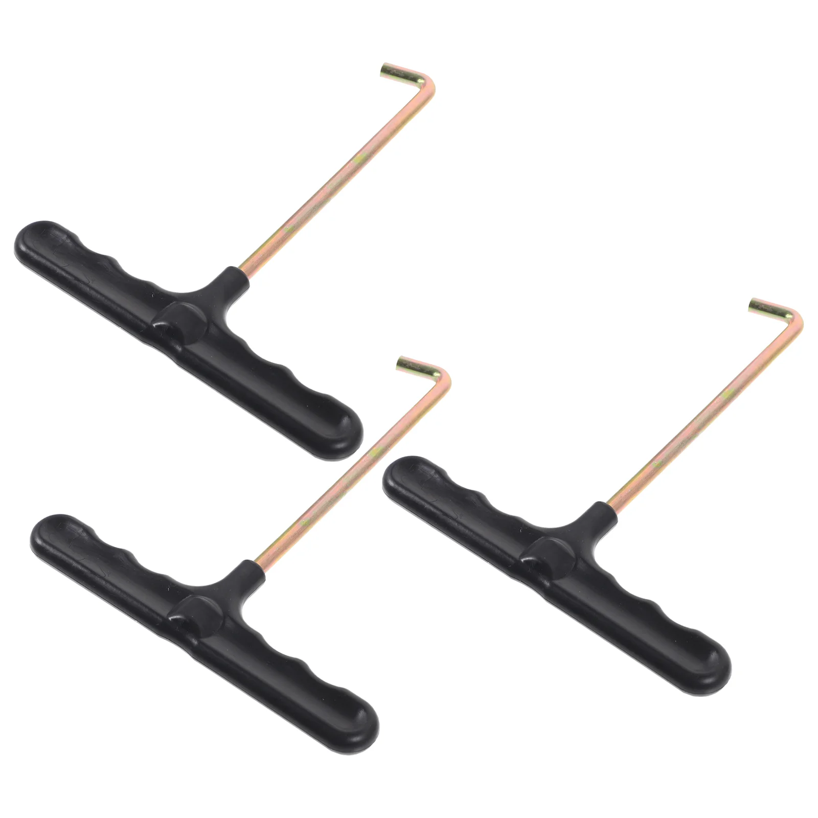 

3 Pcs Skate Shoe Hook Lace Tightening Tools Shoelaces Portable T-shaped Puller Plastic Hooks Pulling