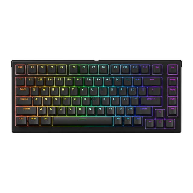Akko Monssgeek有線ゲーミングキーボード、キーキャップを介した 