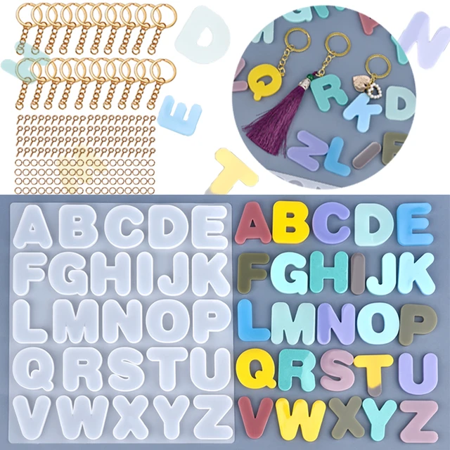 Alphabet Resin Molds Kit Backward Letter Number Silicone Casting Molds Resin  Epoxy Molds For Keychain Making Pendant Jewelry DIY - AliExpress