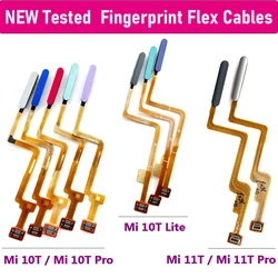 NEW Tested NEW For Xiaomi Mi 10T Pro / Mi 10T Lite 11T Pro FingerPrint Sensor Scanner Key Flex Cable Power Button Touch ID