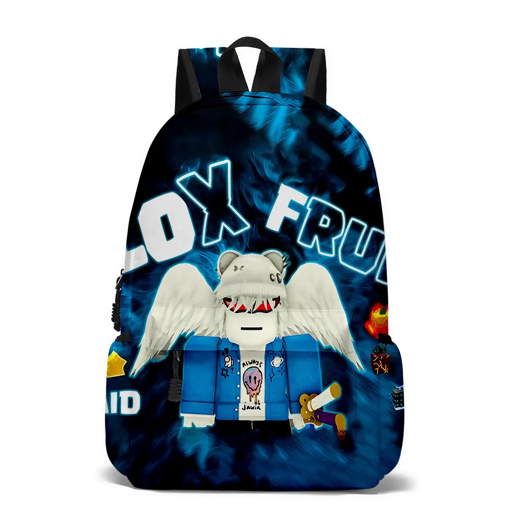 3D Nuovo Prodotto Roblox Game Blox Fruits Zaino Scuola Primaria E Secondaria Studenti Borsa Da Scuola Bambini Giocattoli Per Bambini Regali