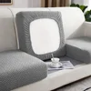 Elastic Sofa Cover for Living Room Jacquard Solid Sofa Seat Cover Grey Washable Seat Cushion Cover Furniture Protector Sectional 2