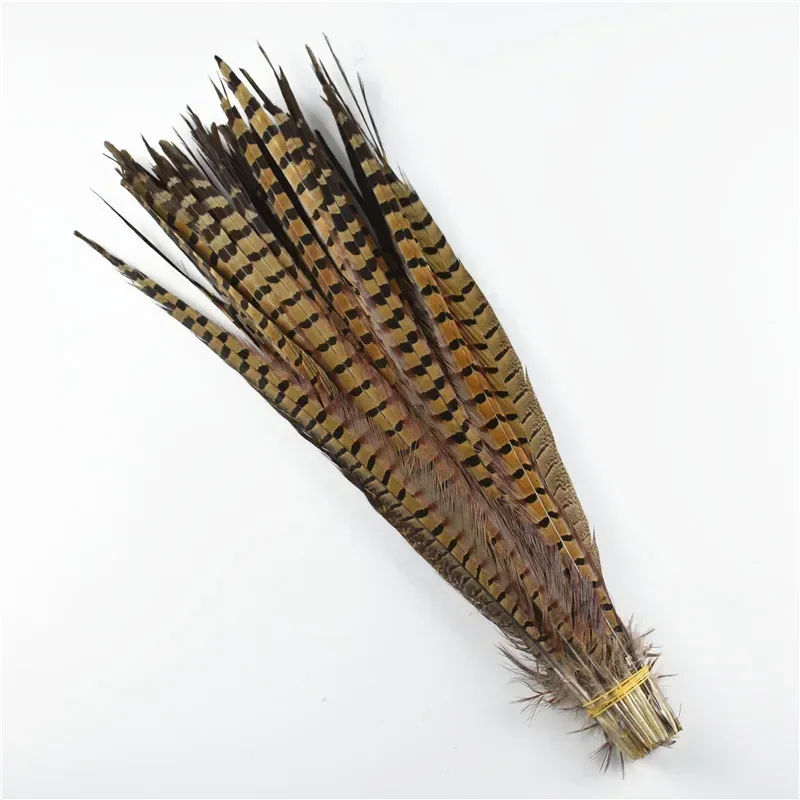 공예품용 천연 링넥 꿩 깃털, 긴 대형 장식 깃털, 꼬리 카니발 액세서리, 10-75cm