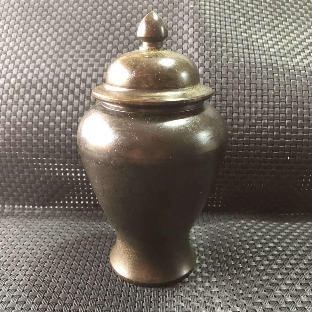 

Antique Bronze Collection Commemorative General Jar Exquisite Craftsmanship