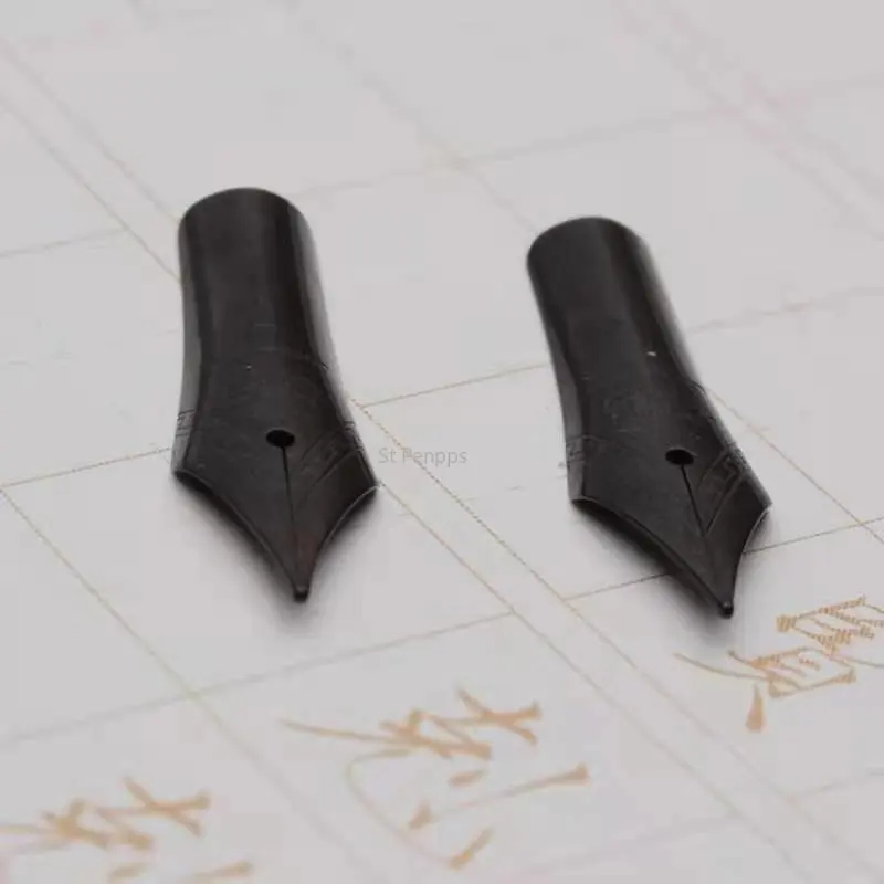블랙 만년필 펜촉 잉크 펜, F 펜촉 문구, 사무실 학교 용품, 5 사이즈, 1 개