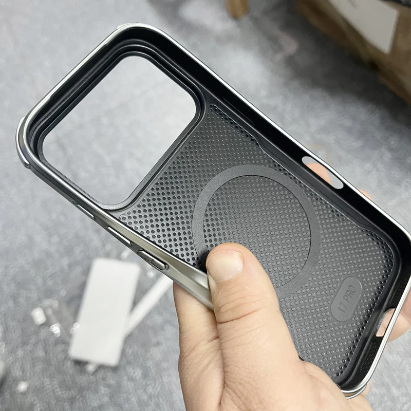 Premium High-Quality PU Leather Phone Case with Soft Frame and Suction Cover