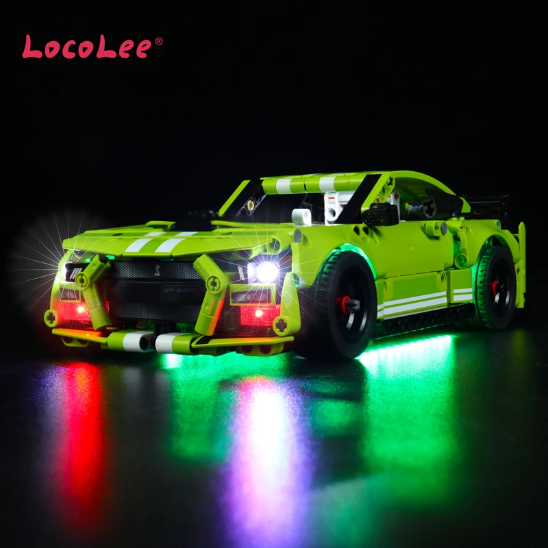 

LocoLee Led светильник Kit для 42138 Ford Race Car Mustang коллекционные кубики светильник ing Set (модель не входит в комплект)