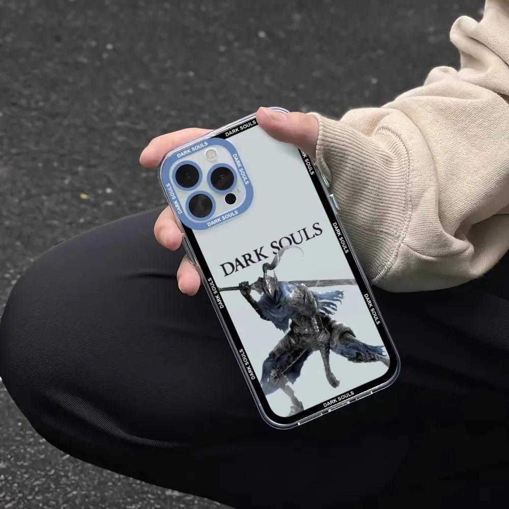 Dark Souls Game Phone Case For iPhone 16 15 14 13 12 11 Pro Max X XR XS SE 7 8 Plus Mini Transparent Mobile Funda — view 4