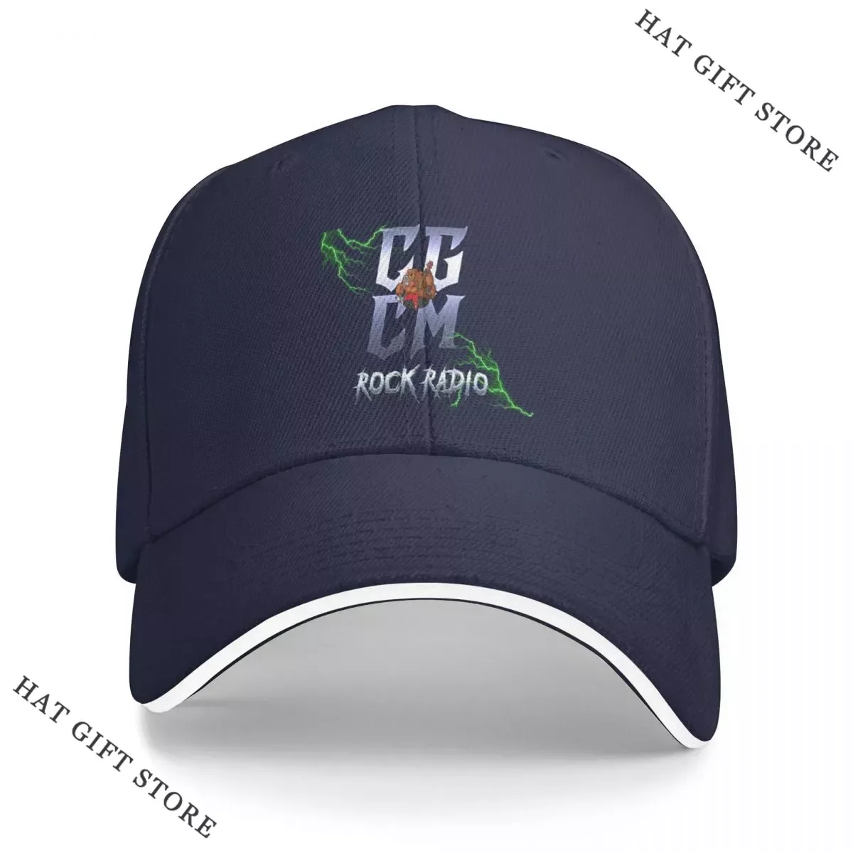 

Hot CGCM Rock Radio Gear Cap Baseball Cap baseball hat rave baseball cap for men Women's