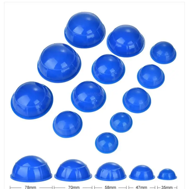 12PCS Silicone medical Vacuum Cans Massage Suction Cup Full Body Vacuum Massager Therapy Suction Cup Set Chinese Cupping 5