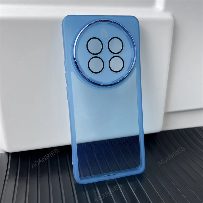 Solid Color Silicone Soft Case with Camera Protection