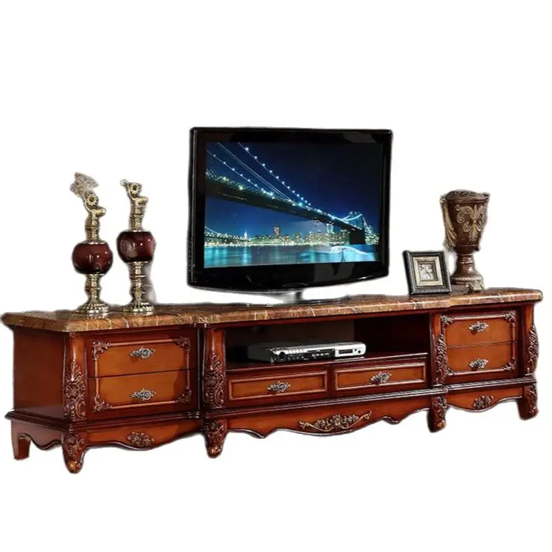 

Modern High Living Room Wooden furniture lcd marble TV Stand o1143