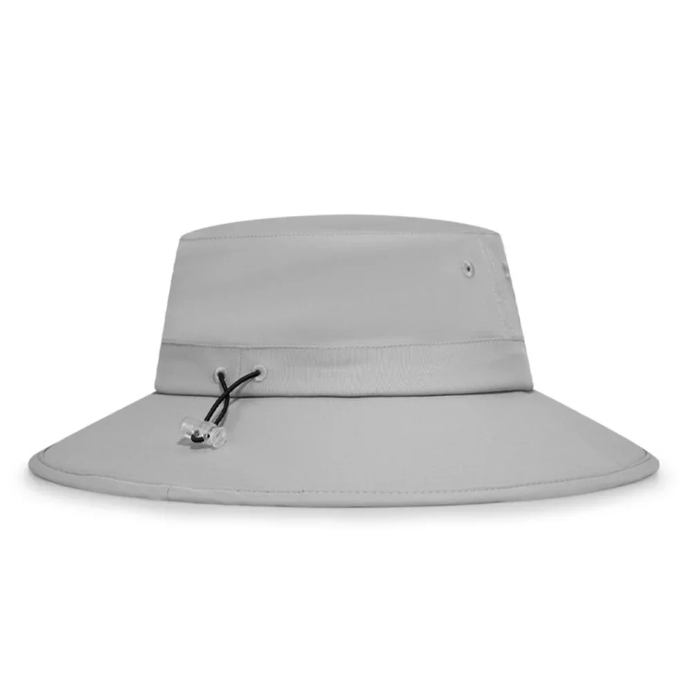 Men's Golf Cap Adjustable Windproof Rope Hat Sweat-wicking Bucket Hat Windproof and Sunscreen
